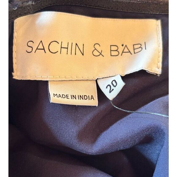 Sachin & Babi Parklane Gown in Midnight NWT Size 20 - Picture 3 of 5